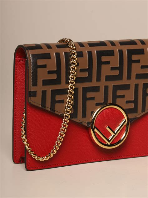 borsetta fendi con logo|pochette donna fendi.